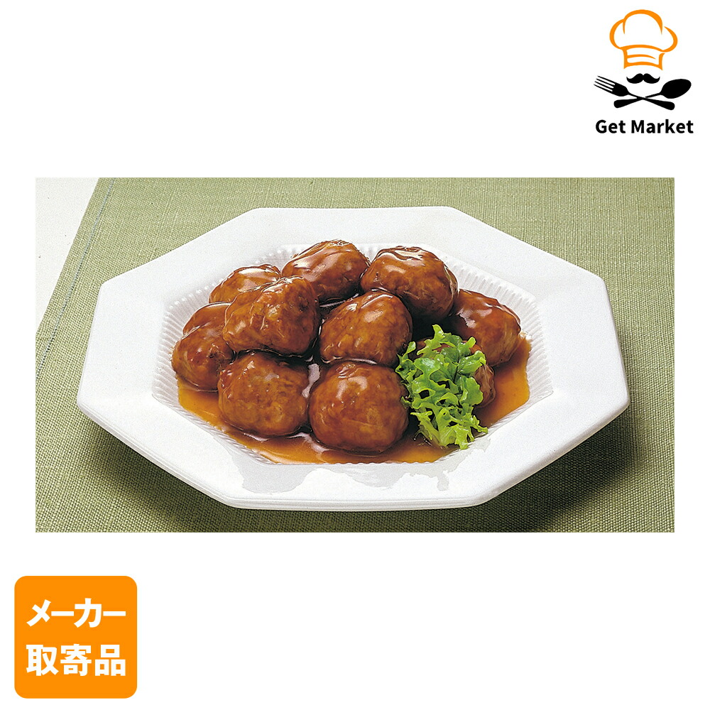 【冷凍便】 【メーカー取寄品】テーブルマーク 国産鶏豚使用のたれ付き肉だんご 1.1kg×8袋 1ケース 肉だんご