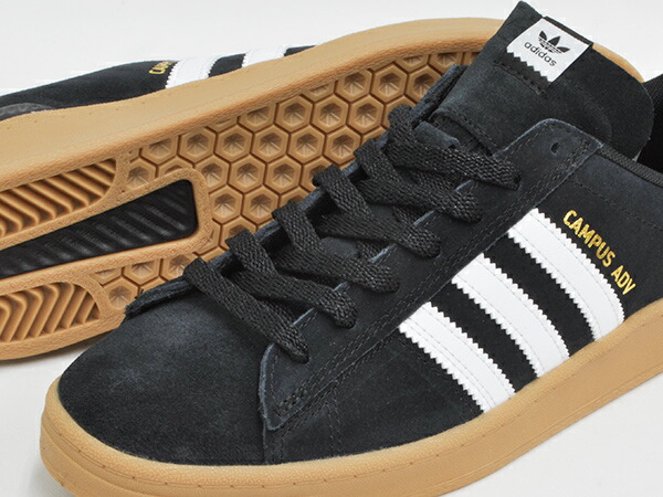 楽天市場 Adidas Skateboarding Campus Adv アディダス スケートボーディング キャンパス エーディーブイ アドバンス Cblack Ftwwht Gum4 ｇｅｔｔｒｙ