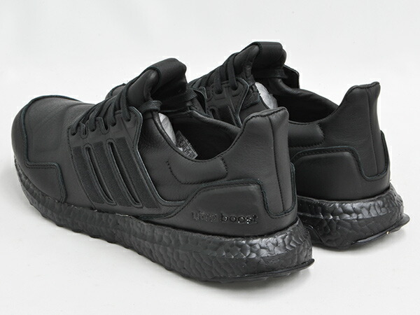 ultra boost leather shoes black