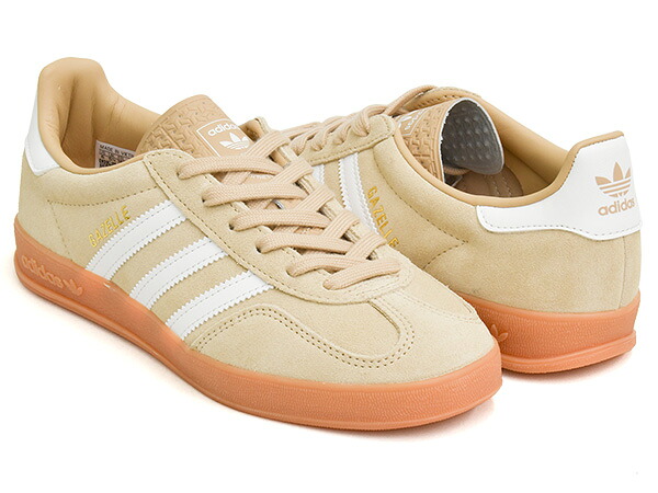 adidas GAZELLE INDOOR 【アディダス ガッツレー インドア ガゼル】 【テラス ファッション トレーニング トレーナー カジュアル メンズ ウィメンズ レディース ベージュ】 MAGBEI / CWHITE / GUM2