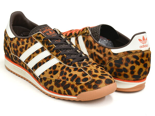 adidas SL 72 OG W 【アディダス エスエル セブンティーツー オージー ウィメンズ】 【レトロ ランニング カジュアル レディース アニマル チーター レパード ヒョウ柄】 DBRWON / OWHITE / SEMIMOR