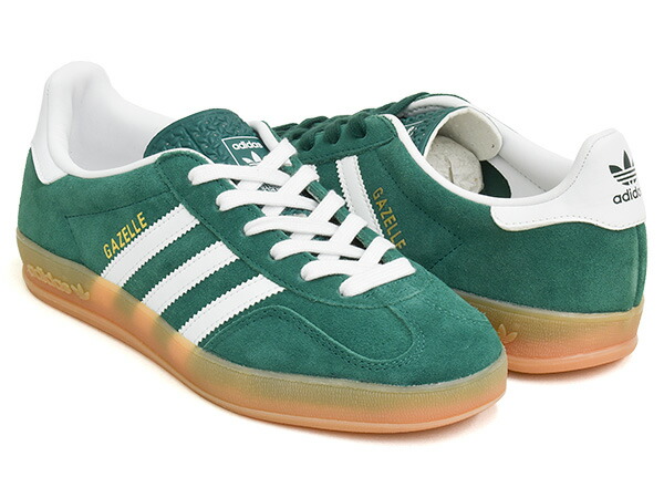 adidas GAZELLE INDOOR 【アディダス ガッツレー インドア ガゼル】 【テラス ファッション トレーニング トレーナー カジュアル メンズ ウィメンズ レディース グリーン】 COLLGREEN / FTWWHT / GUM