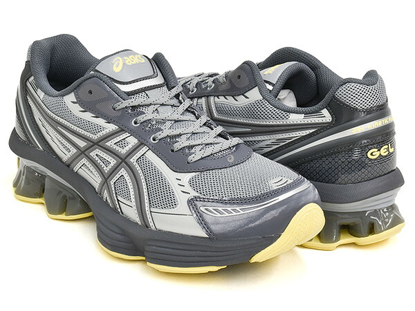 ASICS SportStyle GEL-KINETIC FLUENT 【アシックス スポーツスタイル ゲル キネティック フルーエント】 【ライフスタイル ランニング スニーカー シューズ メンズ レディース グレー】 GRAVEL / CARBON