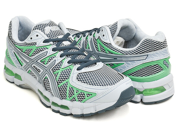 【現価格での販売は7/26 23:59まで】ASICS SportStyle GEL-KAYANO 20【アシックス スポーツスタイル ゲル カヤノ トゥエンティー】【ランニング スニーカー シューズ メンズ ウィメンズ レディース グレー グリーン】STORM CLOUD / CILANTRO|GETTRY