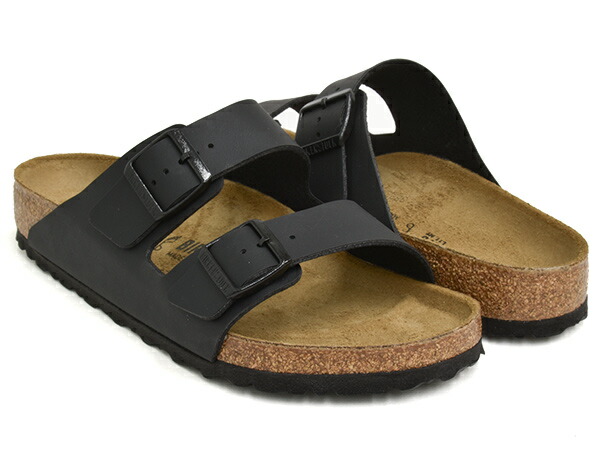 BIRKENSTOCK ARIZONA 【ビルケンシュトック アリゾナ】 【サンダル ストラップ スライド ビルケン レギュラー ナロー 普通幅 細幅 ビルコフロー ブラック 黒】 BLACK / BIRKO-FLOR