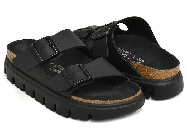ビルケンシュトック　Arizona パピリオ　エナメル　厚底サンダル　24.5㎝ BIRKENSTOCK パピリオ バイ ビルケンシュトック papillio by