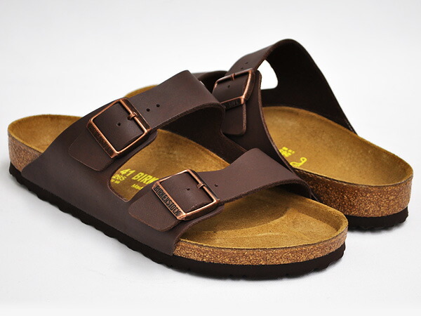 birkenstock women's arizona birko flor sandals dark brown
