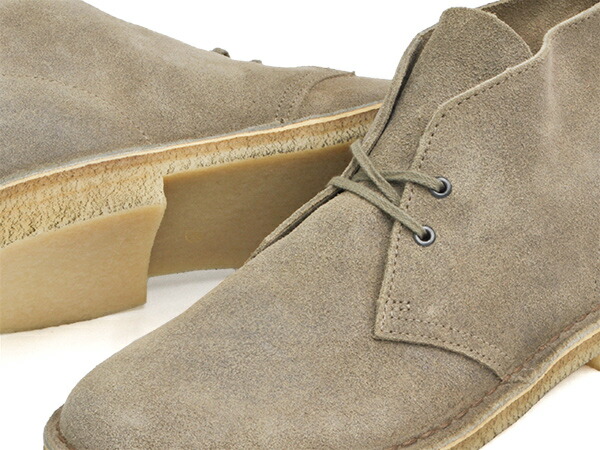 clarks distressed taupe desert boot