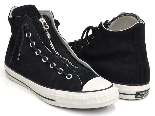 格安人気 Converse Suede All Star 100 Centerzip Hi コンバース スエード オールスター 100周年 センタージップ ハイ スウェード Black 1cl745 人気満点 Chengannurtemple Com