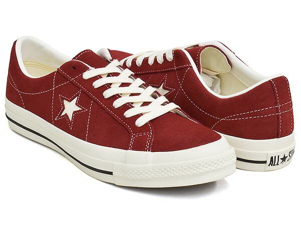 CONVERSE ONE STAR SUEDE 【コンバース ワンスター スエード スウェード】 【海外製 バーガンディー】 BURGUNDY