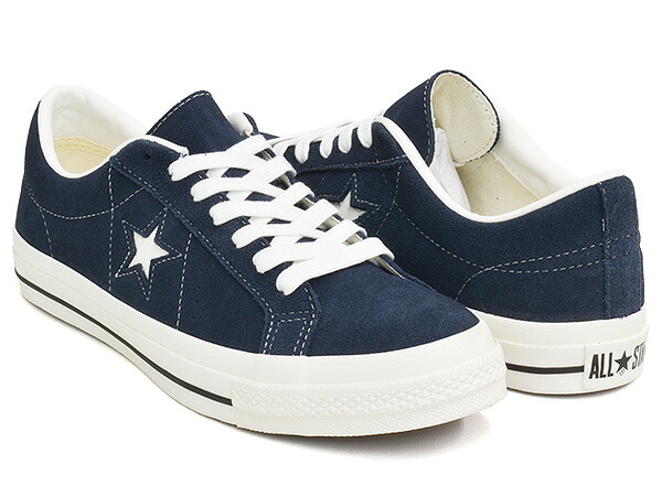 CONVERSE ONE STAR SUEDE 【コンバース ワンスター スエード スウェード】 【海外製 ネイビー】 NAVY