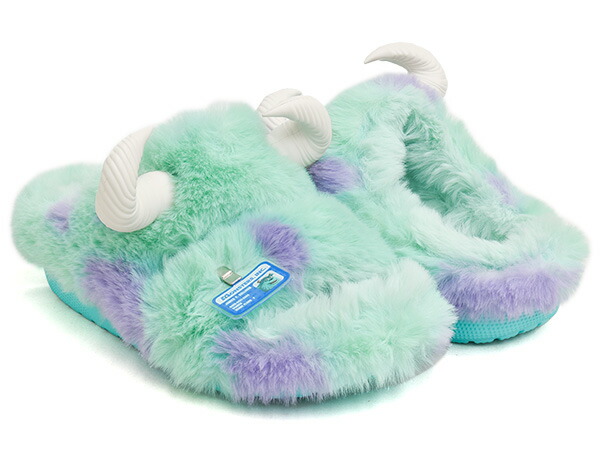 crocs MONSTERS SULLEY CLASSIC COZZZY SANDAL【クロックス クラシック コージー サンダル】【ジェームズ・P・サリバン James P. Sullivan モンスターズ・インク ディズニー・ピクサー Disney/Pixar】【サンダル メンズ ウィメンズ レディース 限定】MULTI画像