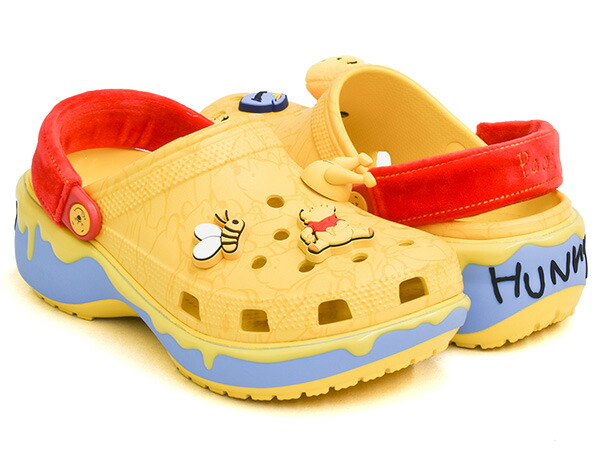 【7/12 9:59まで★Fashion THE SALE】crocs WOMEN'S WINNIE THE POOH CLASSIC PLATFORM CLOG【クロックス ウィメンズ クラシック プラットフォーム クロッグ】【くまのプーさん ディズニー】【サンダル レディース ユニセックス 限定】MULTI画像