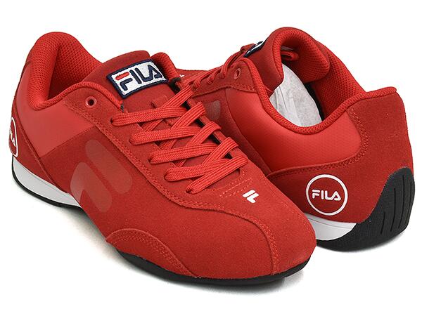 FILA RUOTE LOW 【フィラ ルオーテ ロー】 【シューズ スニーカー カジュアル ドライビング レーシング レッド】 RED / WHITE / BLACK