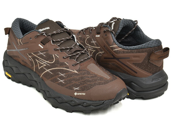 MIZUNO WAVE MUJIN LS GTX 【ミズノ ウエーブ ムジン エルエス ウェーブ 10】 【国内正規品 ゴアテックス GORE-TEX 防水 防水透湿素材】 【トレイル ランニング シューズ メンズ 紳士 男性 ダークブラウン ブラウン ブラック】 DARK BROWN / BROWN / BLACK 18,722円
