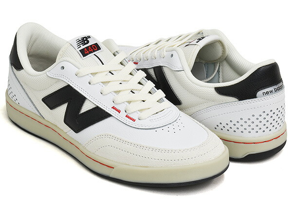 NEW BALANCE NUMERIC NM440 NO2 【ニューバランス ヌメリック 440 V2】 【スケートボード スケート シューズ スケシュー NB ホワイト ブラック】 WHITE / BLACK