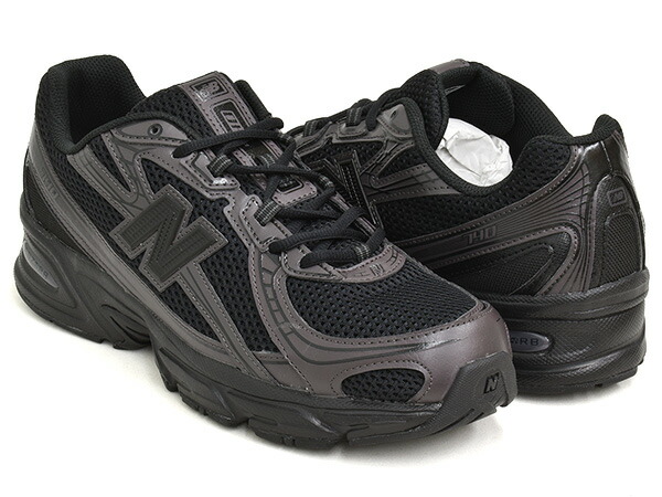 NEW BALANCE U740 BO2 【ニューバランス 740 V2】 【ランニング レトロ カジュアル Y2K シューズ スニーカー】 【メンズ ウィメンズ レディース ユニセックス ブラック シルバー】 BLACK (WIDTH:D)