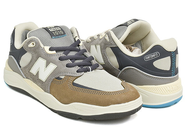 NEW BALANCE NUMERIC UN1010 Y【ニューバランス ヌメリック 1010 グレーデイ】【ティアゴ・レモス Tiago Lemos】【スケートボード スケート シューズ スケシュー NB グレー ベージュ】GREY / BLUE｜ＧＥＴＴＲＹ
