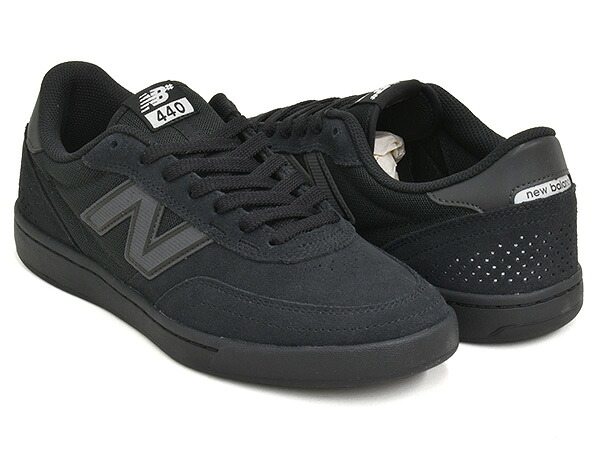 【現価格での販売は7/26 23:59まで】NEW BALANCE NUMERIC UN440 BVU【ニューバランス ヌメリック 440 V2】【スケートボード スケート シューズ スケシュー NB ブラック】BLACK / BLACK|GETTRY