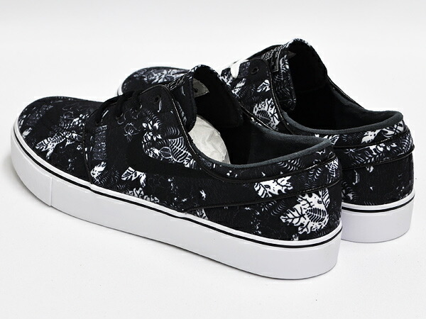 nike sb janoski air max black & floral shoes