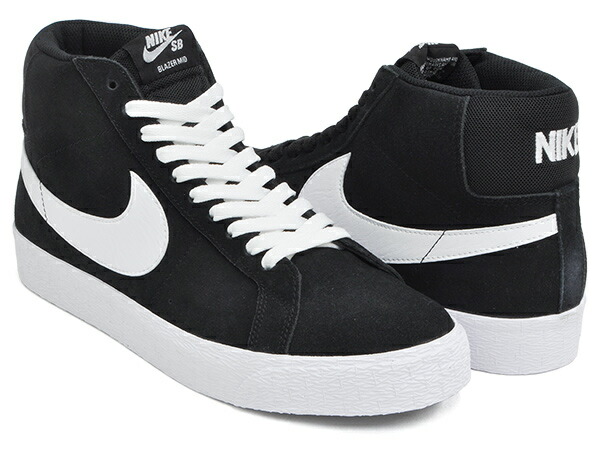 nike sb zoom blazer mid black white