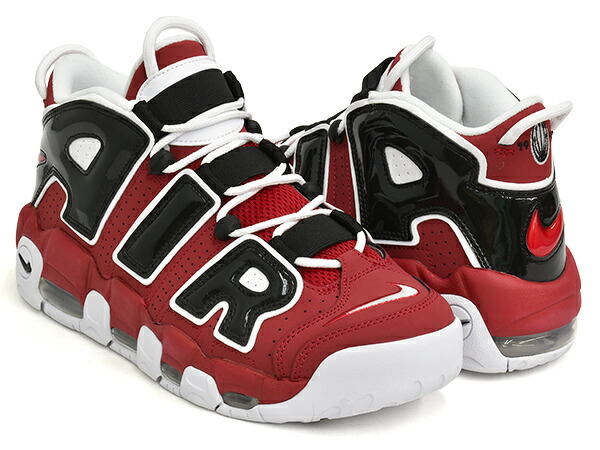 新発 楽天市場 Nike Air More Uptempo Bulls ナイキ エア モア アップテンポ シカゴ ブルズ スコッティ ピッペン モアテン Varsity Red White Black ｇｅｔｔｒｙ 在庫限り Test Eduka Rs