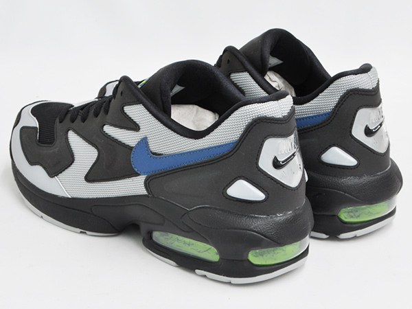 【楽天市場】nike Air Max2 Light【ナイキ エア マックス スクアード ライト】black Thunderstorm Wolf Grey：gettry