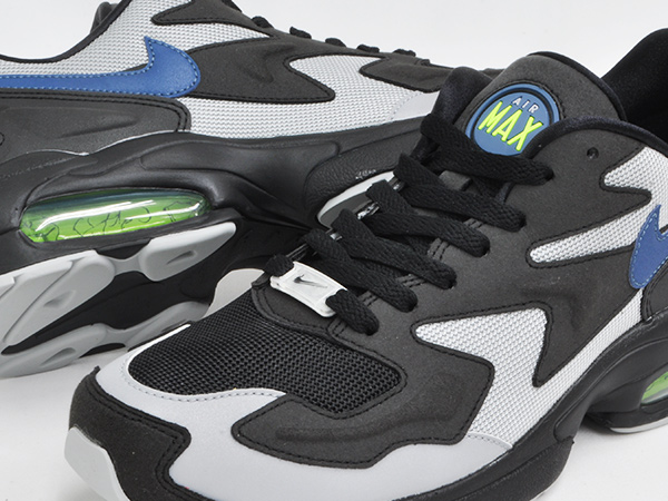 【楽天市場】nike Air Max2 Light【ナイキ エア マックス スクアード ライト】black Thunderstorm Wolf Grey：gettry