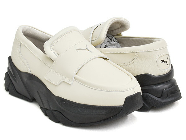 PUMA LOAFYR WNS 【プーマ ローファー ウィメンズ】 【ソフィール SOPHYR 厚底 カジュアル スタイルアップ スニーカー シューズ レディース 女性】 ALPINE SNOW - PUMA BLACK