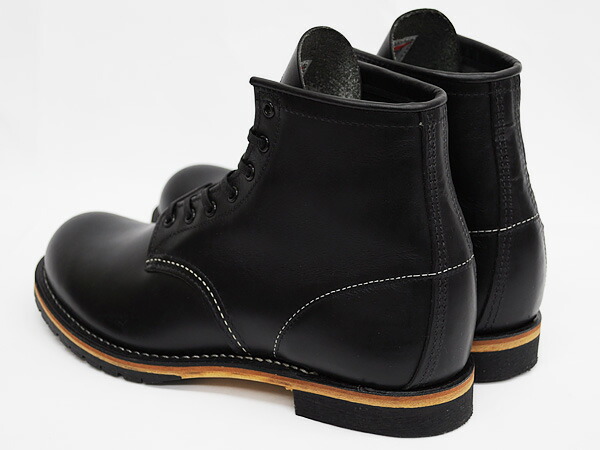 red wing round toe black