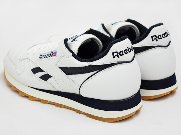 reebok classic white navy