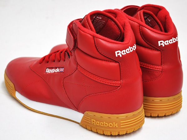 gettry: Reebok EX-O-FIT HI CLEAN LOGO INT EXCELLENT RED / WHITE 