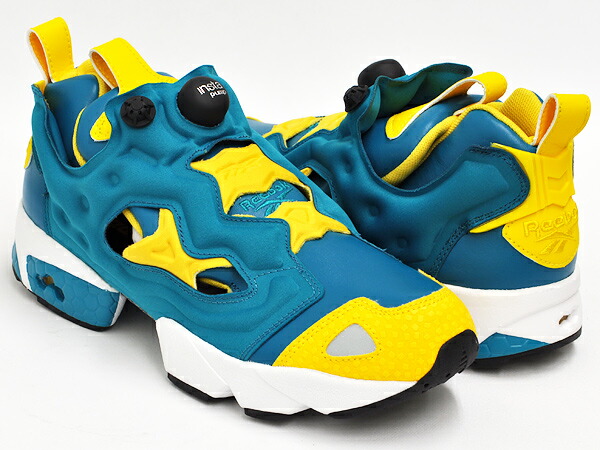 reebok pump yellow