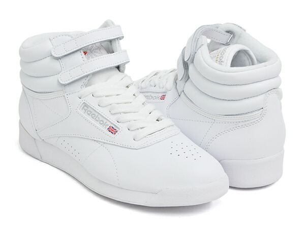 reebok freestyle hi white