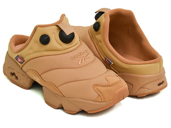 Reebok INSTAPUMP FURY MULE 【リーボック インスタ ポンプ フューリー ミュール】 【厚底 チャンキー カジュアル クロッグ サンダル シューズ メンズ ウィメンズ レディース キャメル】 CAMEL / CAMEL / BROWN
