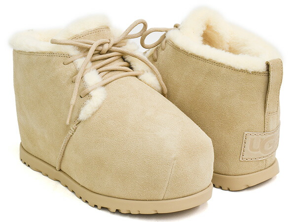 お値下！UGG ウール　レースアップブーツ　23cm SKY LAIR USA6 UGG アグ ブーツ ムートンブーツ ルームシューズ パンプド