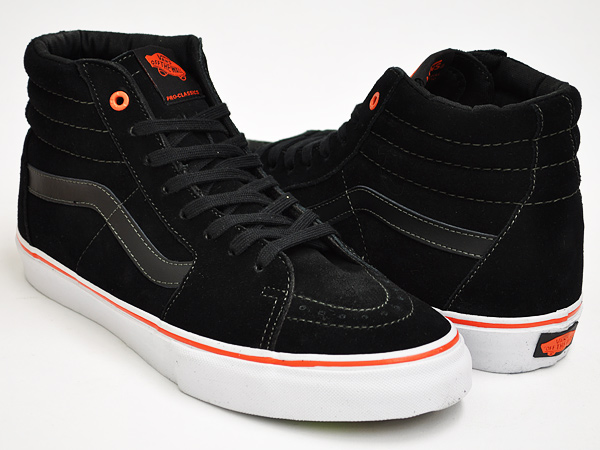 black orange vans