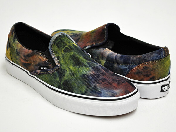 vans classic slip on tie dye