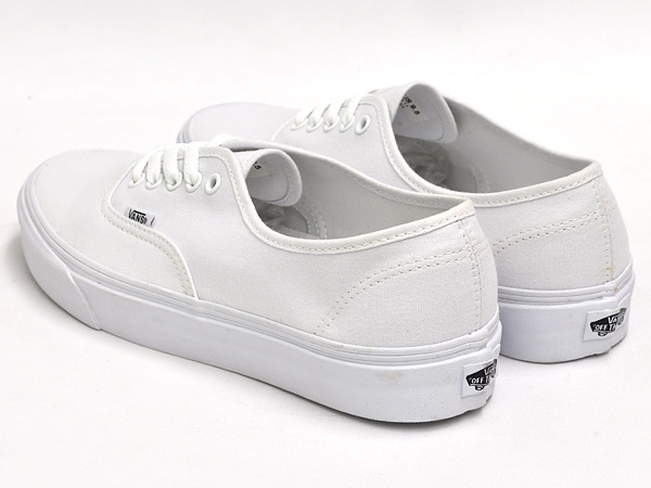 vans authentic true white