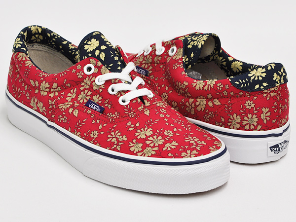 vans with red flowers