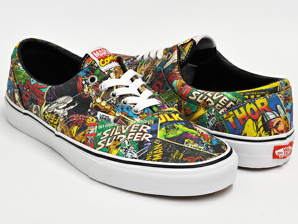 marvel vans black and white