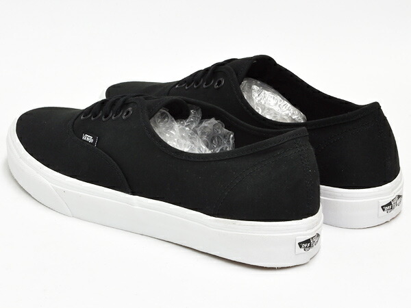 vans authentic mono black white