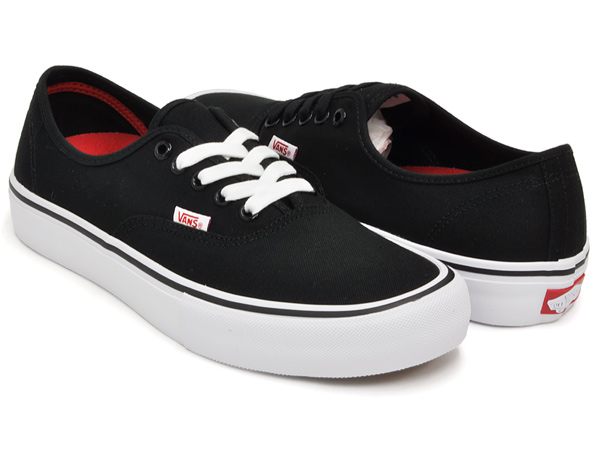 vans authentic pro black and white