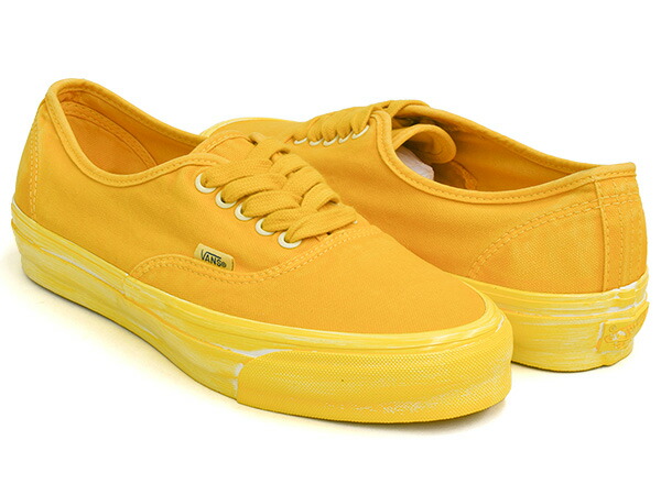 VANS PREMIUM AUTHENTIC REISSUE 44【バンズ プレミアム オーセンティック リイシュー エルエックス ラックス】【ボルト VAULT オーティーダブリュー OTW】LX DIP DYE LEMON CHROME画像