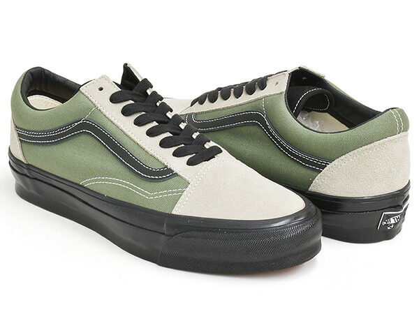 VANS PREMIUM OLD SKOOL 36【バンズ プレミアム オールドスクール エルエックス ラックス】【ボルト VAULT オーティーダブリュー OTW】LX PARK RANGER ALUMINIUM / OLIVE画像