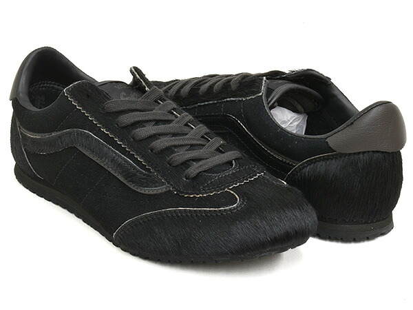 VANS SUPER LOWPRO 【バンズ スーパー ロープロ】 【セリオ SERIO ロープロファイル 薄底 ポニーヘア ブラック】 PONY HAIR BLACK