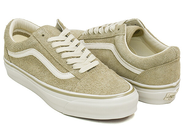 VANS PREMIUM LX OLD SKOOL 【バンズ プレミアム エルエックス オールドスクール ラックス】 【ボルト VAULT オーティーダブリュー OTW シャギースエード ベージュ】 SHAG SUEDE BAY LEAF 10,725円