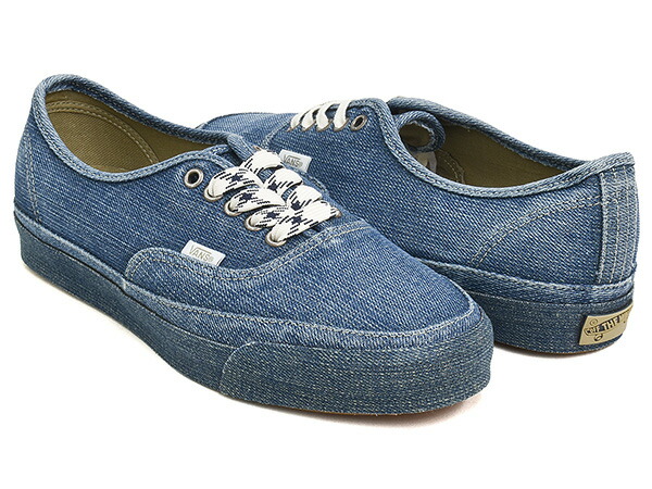 VANS PREMIUM LX AUTHENTIC 44【バンズ プレミアム エルエックス オーセンティック ラックス】【ボルト VAULT オーティーダブリュー OTW デニム インディゴ ブルー】DENIM INDIGO｜ＧＥＴＴＲＹ