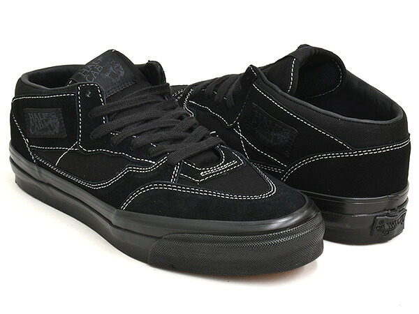 VANS PREMIUM LX HALF CAB REISSUE 33【バンズ プレミアム エルエックス ハーフキャブ リイシュー ラックス】【ボルト VAULT オーティーダブリュー OTW ブラック】BLACK / BLACK｜ＧＥＴＴＲＹ