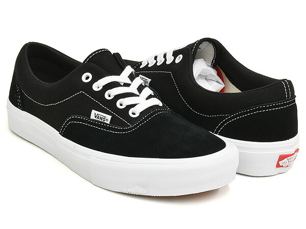 VANS SKATE ERA 【バンズ スケート エラ】 【スケートボード SKATEBOARDING SB プロ PRO ブラック ホワイト】 BLACK / WHITE